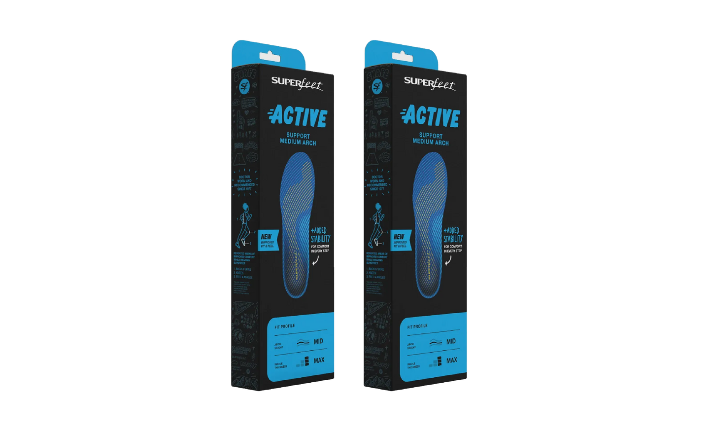 Active Support Medium Arch 2-Pack